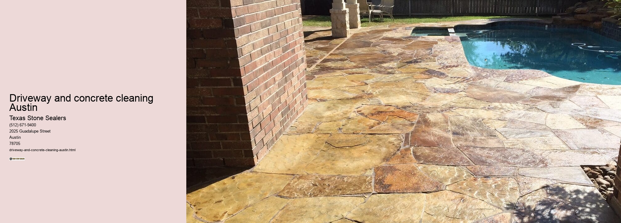 Driveway and concrete cleaning Austin