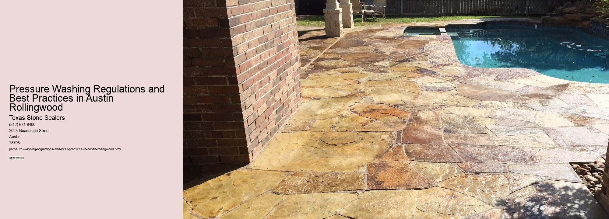 Pressure Washing Regulations and Best Practices in Austin Rollingwood